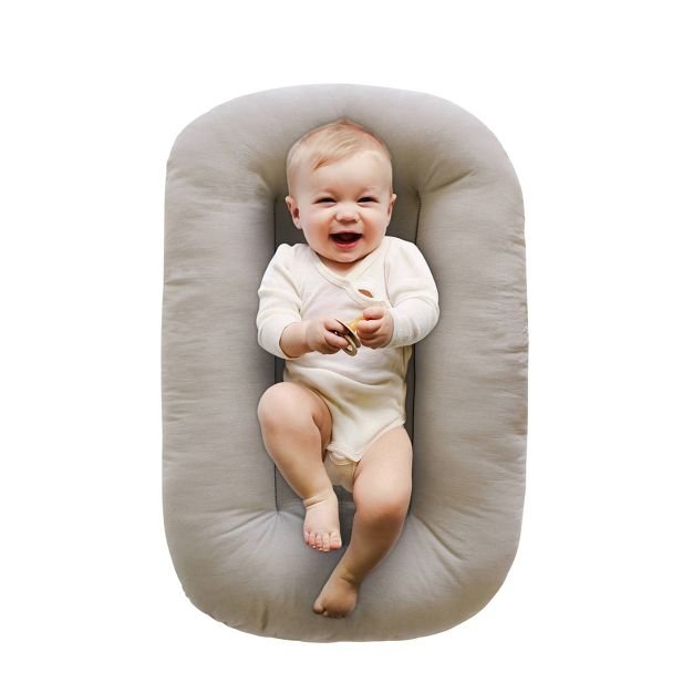 SnuggleMe Organic Infant Lounger + Puddle Pad